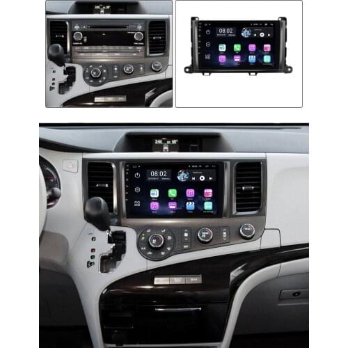 WIFI DVD Car Multimedia system For Toyota Sienna 3 XL30 2010 - 2014 Android 2 din GPS Navigation Carplay Mirror screen