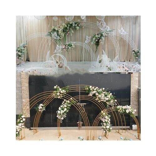 Wedding props new line rainbow arch background ornaments iron road guide wedding decoration scene layout