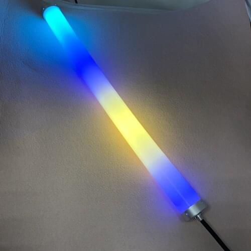 D40mm/360 degree/100CM long/WS2815 DC12V 60pixels/m addressable pixel rgb neon meteor light;IP65