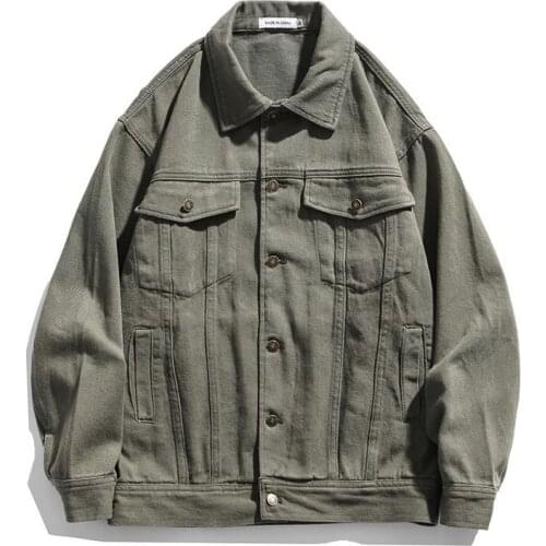 Print Patchwork Denim Jackets Streetwear Mens Hip Hop Harajuku Casual Jeans Jacket Coats Harajuku Fashion Tops