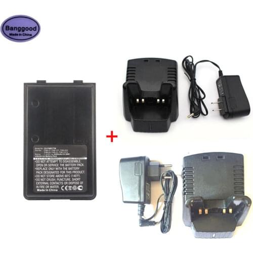 FNB-V67LI FNB-57 FNB-64 FNB-83 7.2V 2200mAh Battery + VAC-10 Charger For Yaesu FT-60R 250R VX-110 120 160 168 170 180 210 Radio