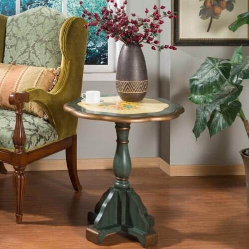 Beautiful type sofa edge Angle of small tea table sitting room furniture coffee table tray console table for living room
