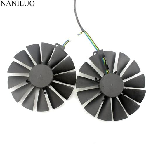 T129215SM DC12V 0.25AMP Graphics / Video Card Cooler Fan FOR ASUS STRIX RX570 4G GAMINGGraphics Card Cooling Fan