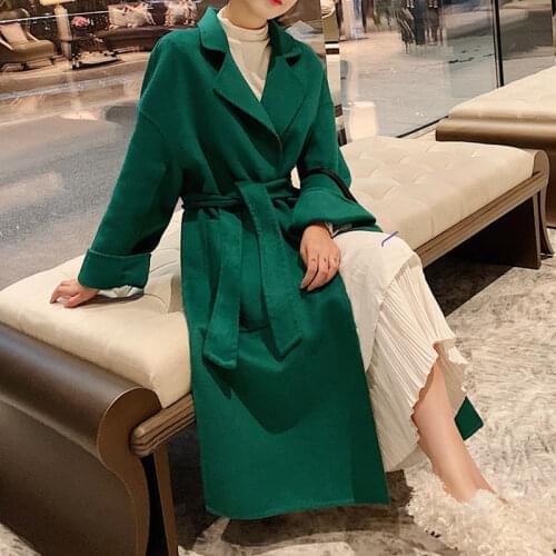 LIUJ QM Women's Coats With A Belt