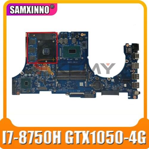 Akemy FX80G For ASUS FX504G FX80G FX504GM FX504GD DABKLGMB8D0 Mainboard I7-8750H GTX1050-4G Motherboard Integrated 100% Test