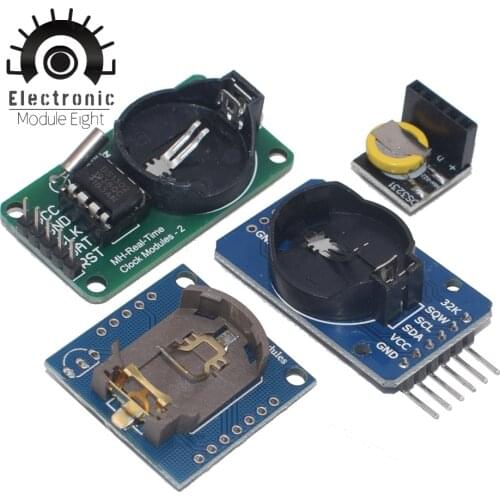 DS3231 AT24C32 IIC Module DS1302 Precision Clock Module DS1307 Memory module mini module Real Time 3.3V/5V For Raspberry Pi