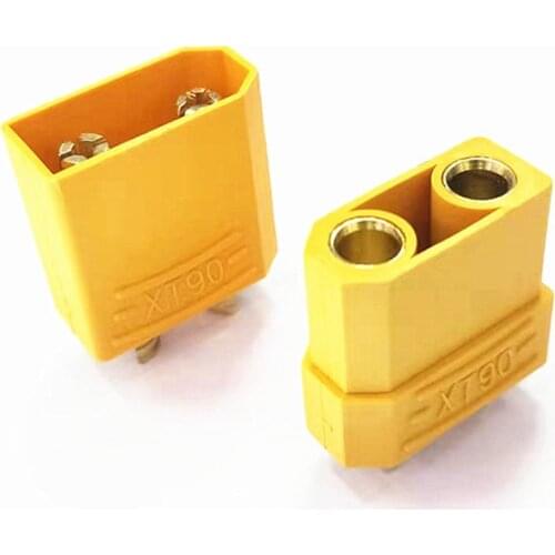 5 Pairs XT30 XT60 XT90 Yellow Battery Connector Set 4.5mm Male Female Gold Plated Banana Plug