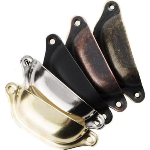 Real Kitchen Handles Puxadores Long Vintage Antique Medicine Cabinet Handle Drawer Shells Metal Wardrobe 98mm 20pcs/lot