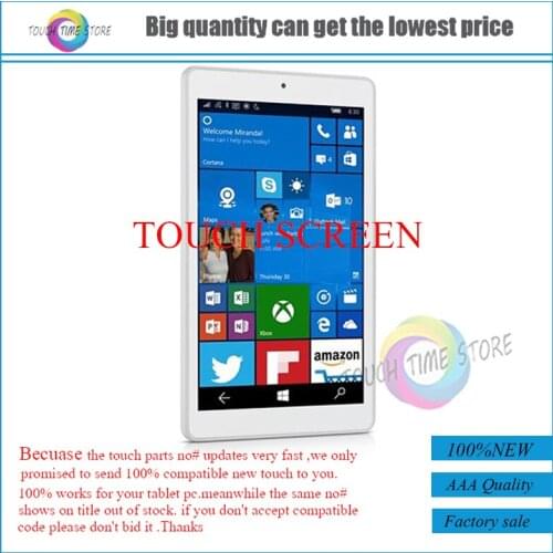 White New 8" TOUCH PANELFor Alcatel OneTouch Pixi 3 (8) 4g 8070 TOUCH SCREEN DIGITIZER Tablet Free Shipping