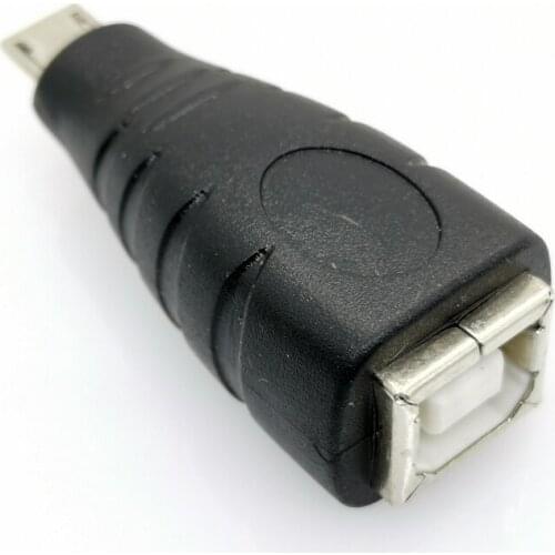 Newest Arrival Mini USB B type 5pin Micro USB type 5pin male to USB 2.0 B Type Female Printer Scanner Adapter