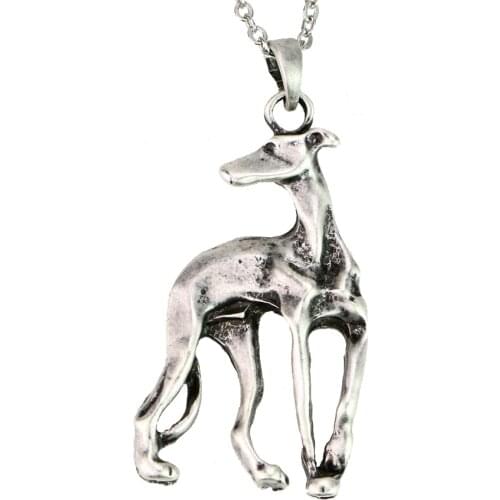 Italian Grey hound Necklace Dog Rescue Pendant Jewelry For Pet Lover Gifts