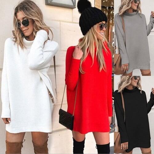 2021 Autumn Sweatshirt Dress Women Warm Winter Dress Women Long Sleeve Casual Loose Dress Ladies Female Vestidos Black
