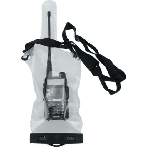 Universal Walkie Talkie Waterproof Rainproof Bag Case Pouch for Motorola Kenwood UV-82 UV-5R