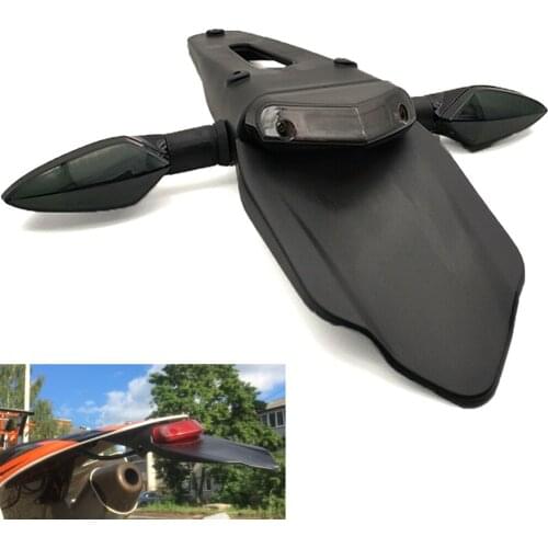 Universal Motorcycle LED Tail Light&Rear Fender Stop Enduro Tail Light For Yamaha YZ250F YZ450F YZ250X YZ250FX YZ450FX