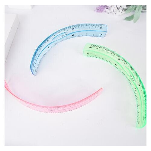 Party Favors Cute soft ruler student small and medium drawing soft ruler 15cm ruler
