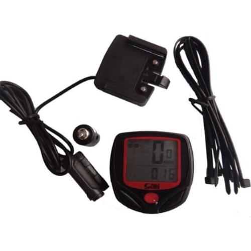 Bike Speedometer Bicycle Computer Mileage Recording Instrument Cycling Accessories Waterproof Odometer Digital LCD Bike Computer