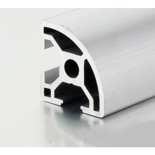 100-600mm Arbitrary cutting 3030 EU standard Arc aluminium profile aluminum alloy profile Semicircular Aluminum Alloy Profile