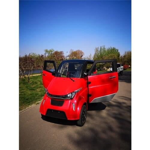 4 Wheels New Energy Electric Vehicle Adult Mini Car Fully Enclosed Mobility Scooter COC EEC 3 Seatss