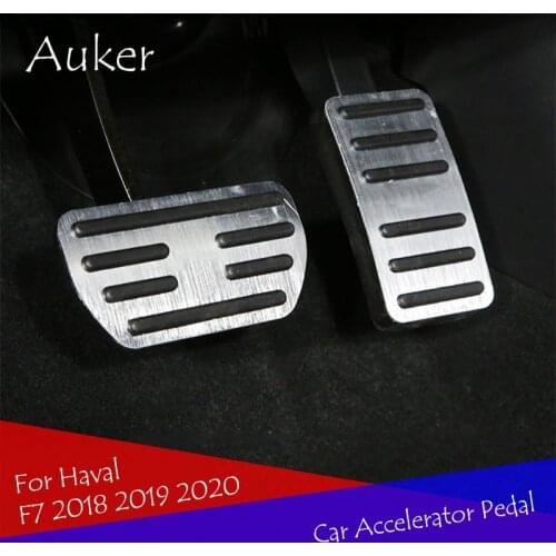 Car accelerator pedal brake pedal footrest plate clutch accelerator Refit car styling 2Pcs/Set For Haval F7 F7X H6 H9 2019 2020