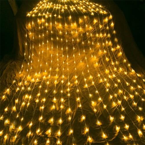 BEIAIDI 3X6M 6X3M Waterfall Curtain Icicle LED String Light Meteor Shower Rain Fairy String Garland Wedding Party Holiday Light
