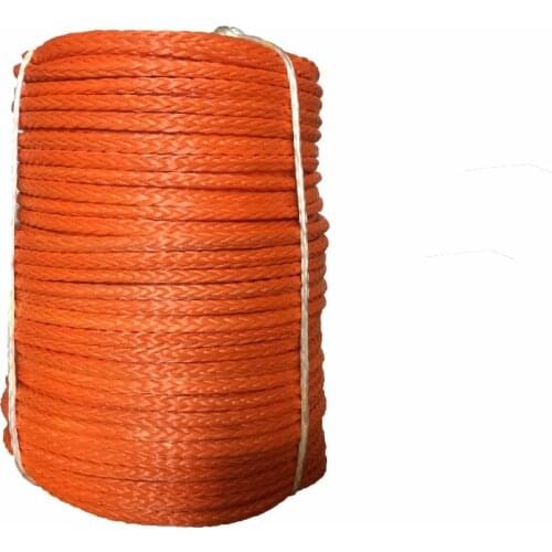 Free shipping 16mm x 100m synthetic winch rope cable line UHMWPE rope sailing rope for ATV UTV 4WD OFFROAD