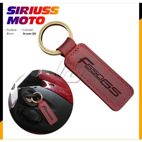 Motorcycle Cowhide Keychain Key Ring Case for BMW Motorrad F800R