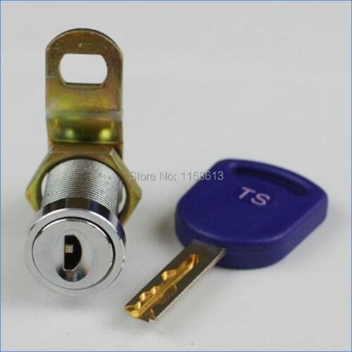 5 pieces 27mm high safety chrome plated keyed alike cylinder cam lock locker lock