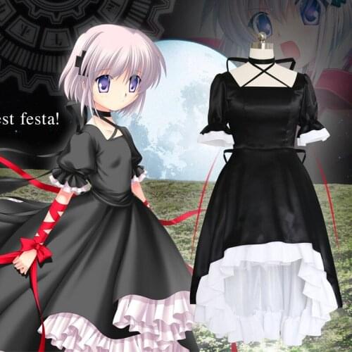 Game Rewrite Harvest Festa! Kagari Cosplay Costume Moon Terra Kanbe Kotor Dress Halloween Party Cosplay Costumes Fancy Dress