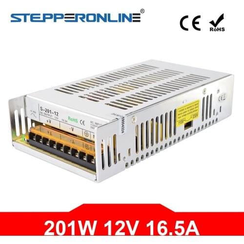 DC12V 201W 16.5A Switching Power Supply 115V/230V to Stepper Motor 3D Printer/CNC