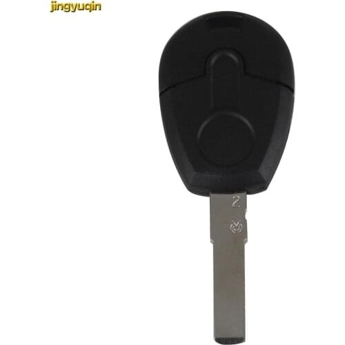 Jingyuqin Car Key Shell Case Key Cover for Fiat Positron EX300 Transponder Key Shell No Chip FOB Replacement
