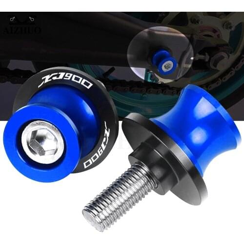 FOR YAMAHA XJ900 S DIVERSION XJ900S 1995-2003 2002 2001 2000 1999 CNC Aluminum Motorcycle 6MM Stand Screw Swingarm Slider Spools