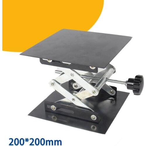 200mmX200mm Laboratory Aluminum Oxidation Elevating Platforms Chemical Laboratory Metal Lifts School Laboratory Equipment 2Color