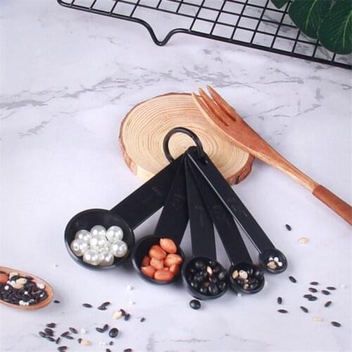 510pcs Kitchen Measuring Spoons Teaspoon Coffee Sugar Scoop Cake Baking Flour Measuring Cups Powder Quantitative Spoon 5Z
