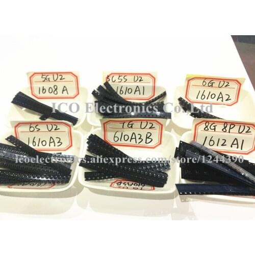 1608A1 1610A1 1610A2 1610A3 610A3B 1612A1 For iPhone 5G 5S 5C 6 6p 6S 6SPlus 7G 7p 8 8P X U2 Charger IC USB Charging Chip 5PCS