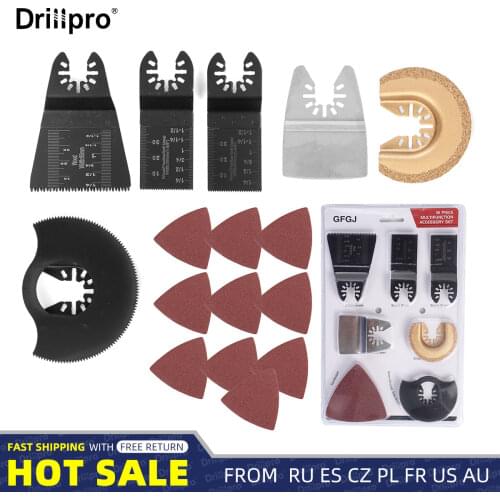 16pcs Multi-Function Accessory Set Precision Saw Blades Oscillating Blade Multi Wood Cutting Chipboard Tool Circular Saw Blade