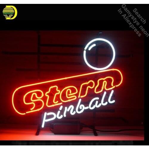 Stern Pinball Design NEON SIGN 10kv Beer Bar Pub Neon Bulbs Neon Light Sign Real Glass Tube Signs Advertise Neon Wall room Decor