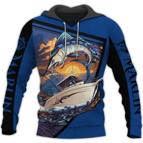 PLstar Cosmos marlin New Fashion Animal Fishing Art Harajuku casual Tracksuit Funny 3D Hoodies/Sweatshirt/Jacket/Mens Womens-8