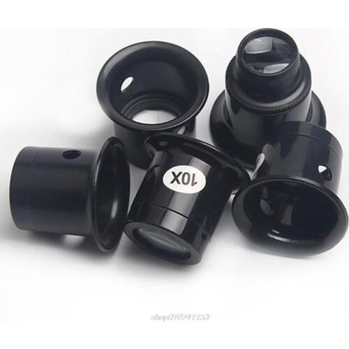 Jewelry Making Tools Portable Jewelry Loupe Magnifying Glass 3X/5X/10X /15X /20X Portable Monocular Magnifier JY21 21 Dropship