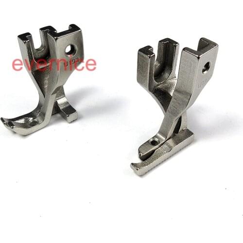 Right & Left Toe Zipper Foot For Mitsubishi Dy-330,337,340,Feiyue FY-5318
