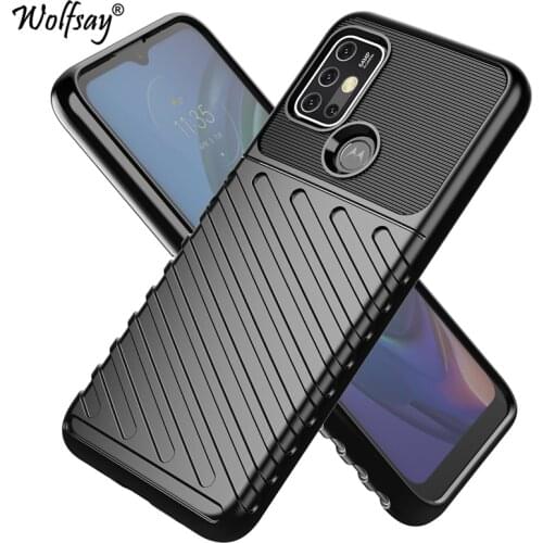 Rugged Fiber Shield Cover For Motorola Moto G10 Case Bumper Full Cover Back Case For Motorola Moto G10 Case For Moto G10 6.5"