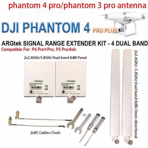 DJI Phantom 4 pro Antenna Kit 2.4G 5.8G Antenna Range Extender kit for DJI Phantom 4 PRO+, 4 PRO/ADV, 3 PRO/ADV Inspire 2