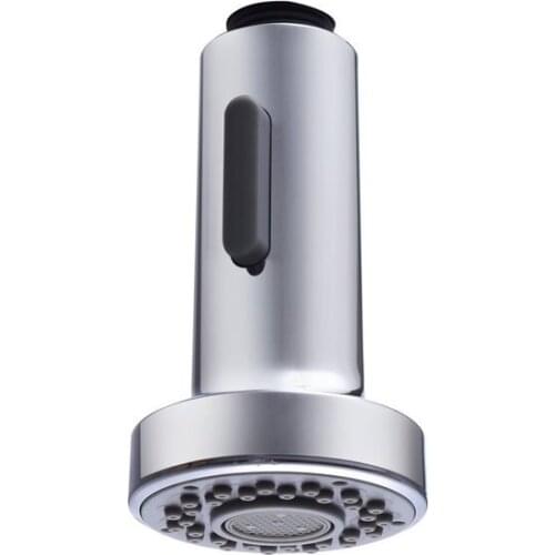 Sanitary ware accessories smoked pull type kitchen faucet hot and cold mix faucet single basin faucet shower head dish