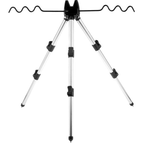 Telescopic Fishing Rod Tripod Stand Rod Holder Gear Ground Holder Bracket