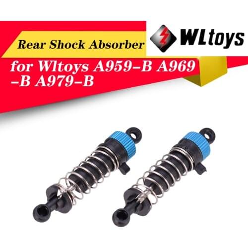 2pcs Rear Shock Absorber A959-B-22 for Wltoys 1/18 A959-B A969-B A979-B RC Car Spare Parts Accessory