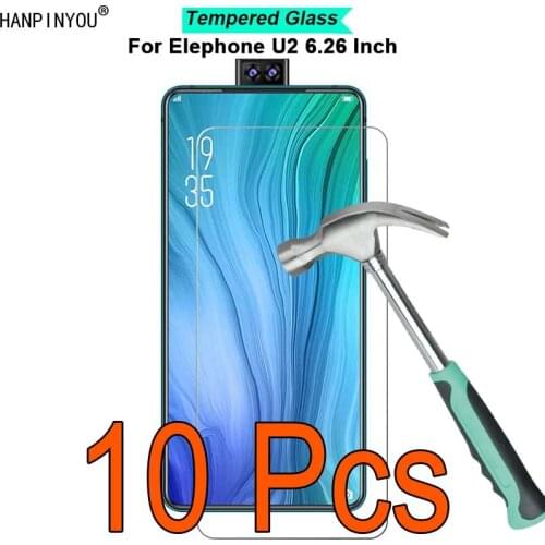 10 Pcs/Lot For Elephone U2 6.26" 9H Hardness 2.5D Ultra-thin Toughened Tempered Glass Film Screen Protector Guard