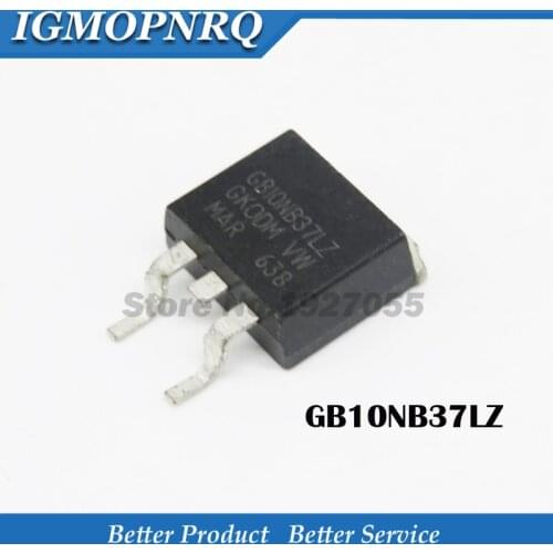 10pcs/lot STGB10NB37LZT4 STGB10NB37LZ STGB10NB37 GB10NB37LZ GB10NB37 10NB37 D2PAK