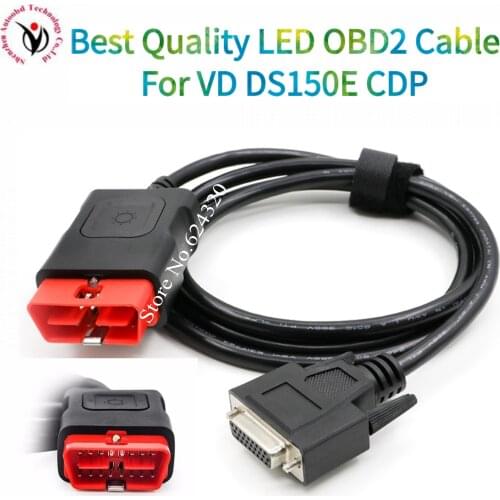 OBDII 16 pin LED main cable Suitable for VD DS150E CDP vd tcs cdp pro OBD2 cable obd 16pin testing cable multidiag pro cable