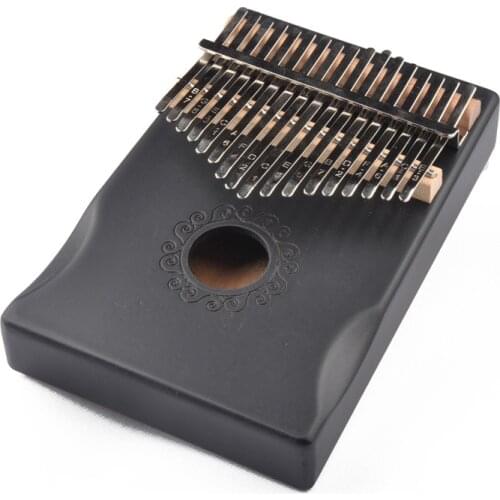 17 Key Kalimba Thumb Piano Finger Sanza Mbira High-Quality Pine Wood Body Keyboard Musical Instrument for Kids Beginner Gift