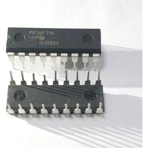 10PCS New PIC16F716-I/P DIP18