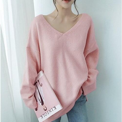 2021 Women Clothing Female Sweater Women Winter Pullover Knitting Overszie Tops Loose Sweaters Knitted Outerwear Dropshipping